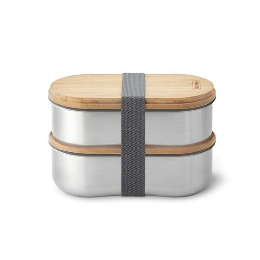 Black+Blum RVS Bento Lunchbox - Premium Roestvrij Staal