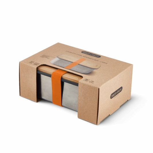 Black+Blum Sandwich Box Large - Premium Broodtrommel 190x135x75mm