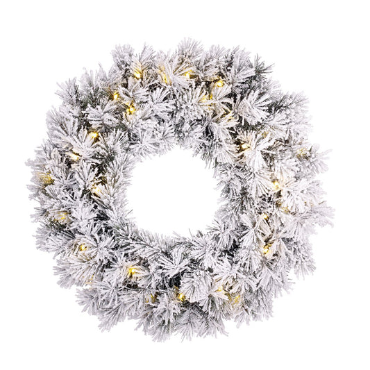 Dinsmore Kerstkrans - Frosted Green LED Verlichting Ø60cm