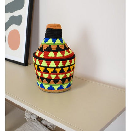 Traditionele Marokkaanse Fruitschaal - Handgevlochten Riet