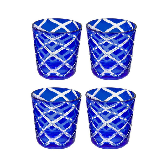 Dio Edelstenen Mokkenset - Blauw Robijn Collectie 4-delig