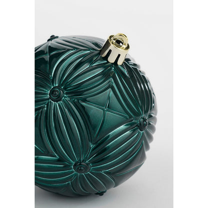 Luxe Kerstballenset Groen - 9 Stuks Ø8 cm Onbreekbaar