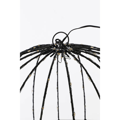 Kerstverlichting Bal Zwart - Ø60cm Warm Witte LED XL Outdoor