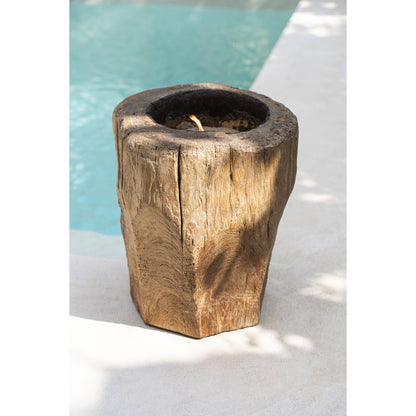 Natuurlijke Kaarsstam - Rustieke Sfeerverlichting