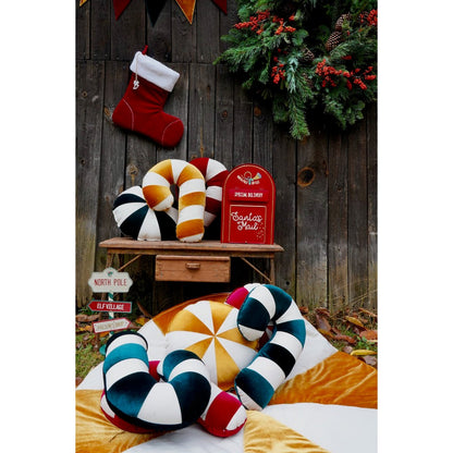 Fluwelen Kerstslinger 'Merry Christmas' - Luxe Decoratie