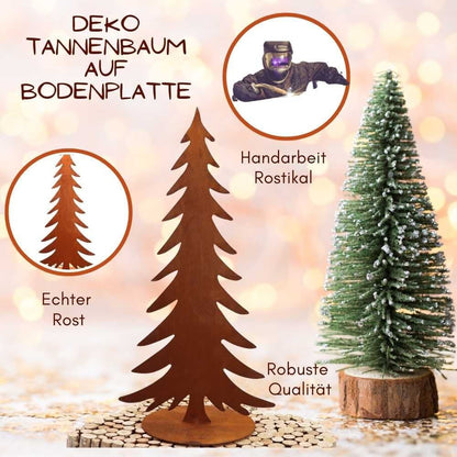 Decoratieve Kerstboom Roest - Metalen Dennenboom Tuindecoratie
