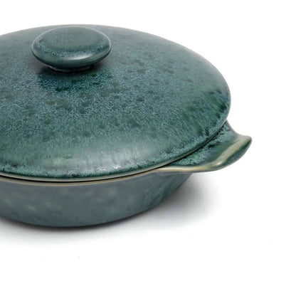 Aqua Stoofpot Set - 4-delige Keramische Kookpotten Blauw