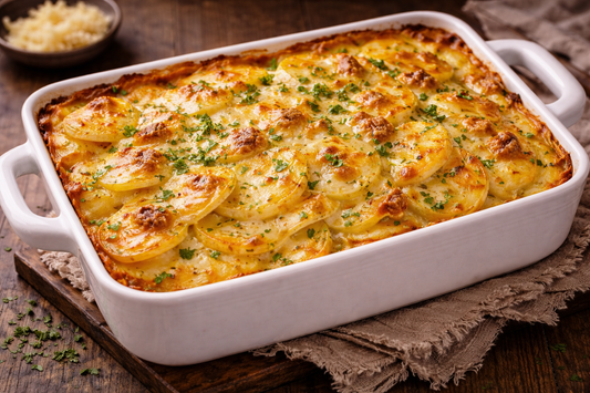 Aardappelgratin met Room & Kaas - French Comfort Dinner