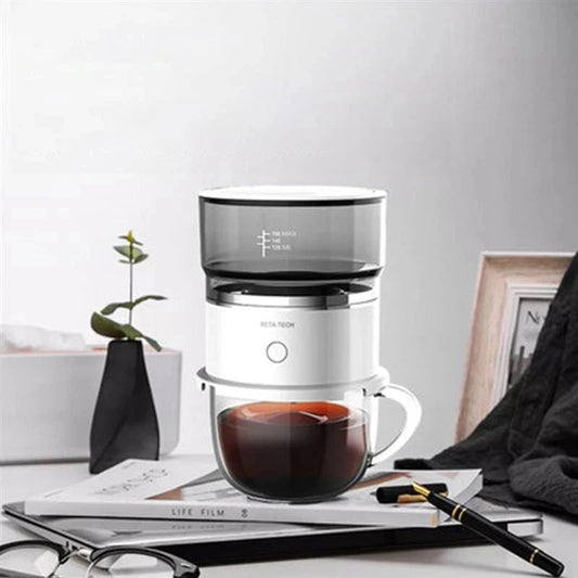 Mini Handmatige Koffiemachine - Hand-Press Espresso Maker met Grinder