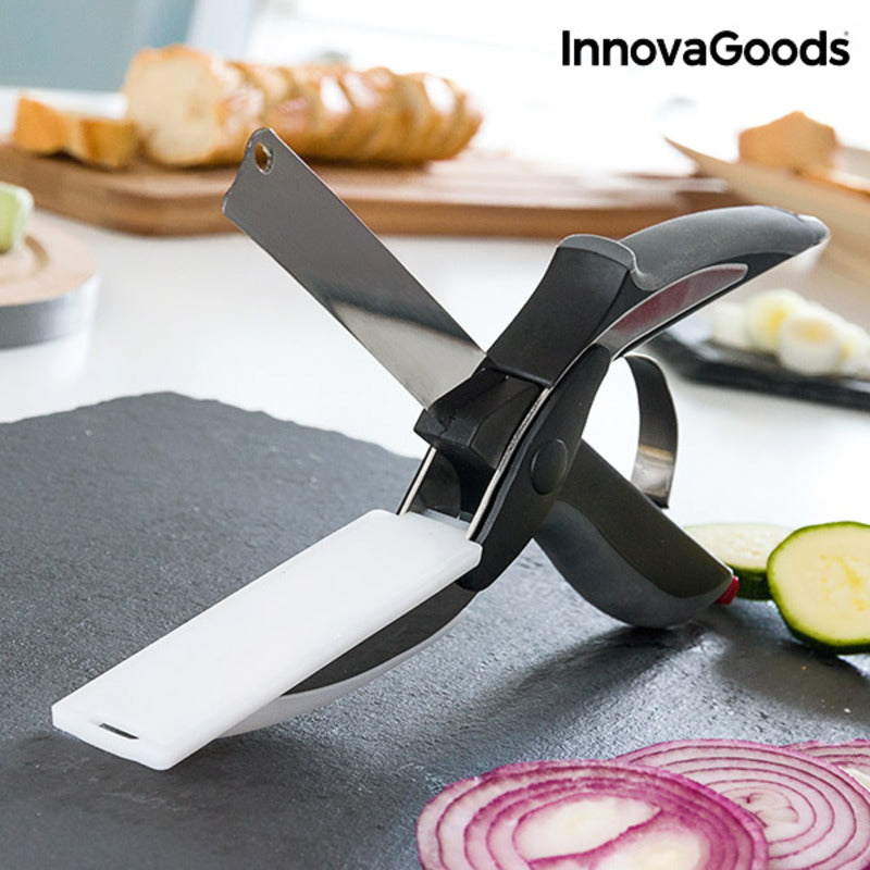Scible Keuken Mes-Schaar - Innovatieve 2-in-1 Snijder