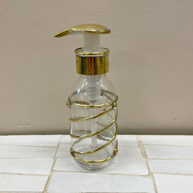 Messing Swirl Zeepdispenser - Marokkaanse Elegantie voor Nederlandse Badkamers