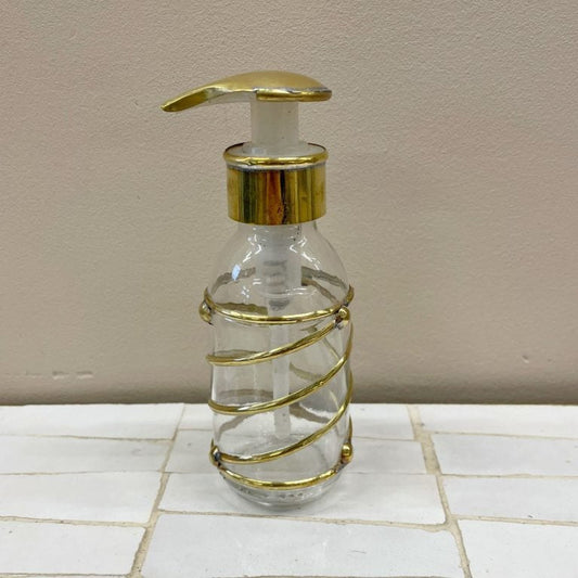 Messing Swirl Zeepdispenser - Marokkaanse Elegantie voor Nederlandse Badkamers