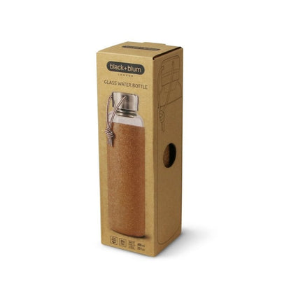 Black+Blum Glazen Waterfles - Premium Glas 0.6L