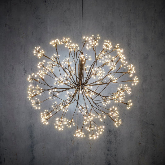 Kerstverlichting Bal Zwart - Ø50cm 1500 LED Lampjes Outdoor