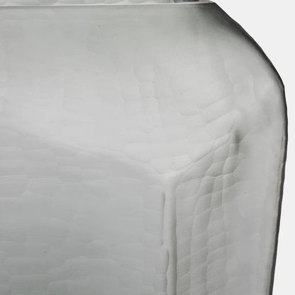 Luxe Rookgrijze Stenen Vaas XL - Moderne Woonaccessoire