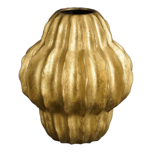Altea Gouden Keramiek Vaas - Luxe Woonaccessoire Statement