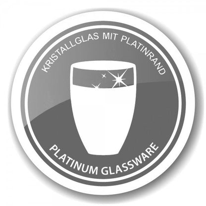EDZARD Luxe Flessenkoeler Reuben | Mondgeblazen Kristal met Platina