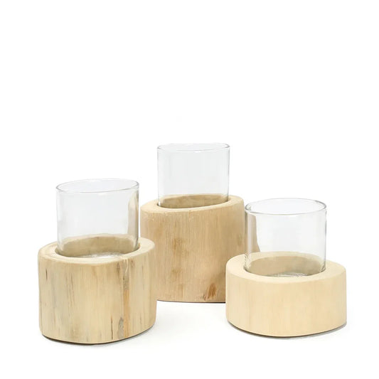 Kaarsen Trio Set - Harmonieuze Sfeerverlichting 3 Stuks