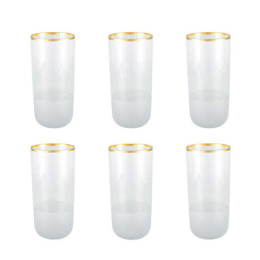 Elegante Haut Nish Waterglazen Set - 6 Stuks | Premium Design