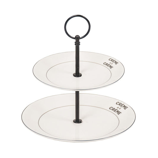 Luxe Crème Etagère - New Bone China (2 Lagen)