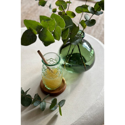 Tropisch Ananasglas Blauw Medium | Zomerse Cocktails & Drankjes