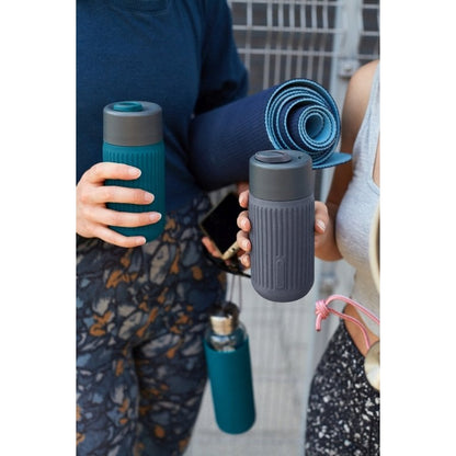 Black+Blum Glazen Reisbeker - Grijs 0.34L Travel Cup