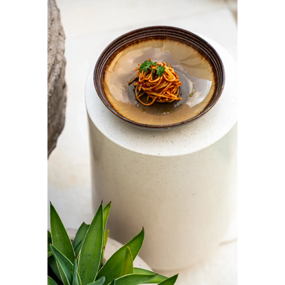 Kleurrijke Comporta Pastaborden Large | Set van 4 Stuks Steengoed