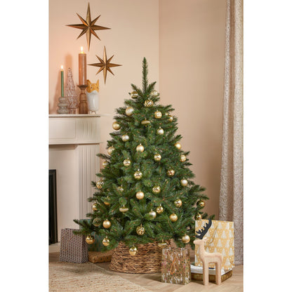 Kerstballen Set Goud - 60 Stuks Onbreekbaar Ø7cm