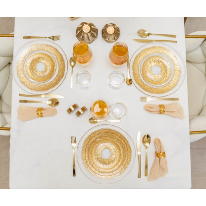 Champagne Goud Bestekset 24-delig - Briljante Luxe Tafelcultuur