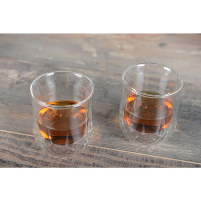 Premium Dubbele Wand Whisky Glazen - Set van 2 | Thermoglazen