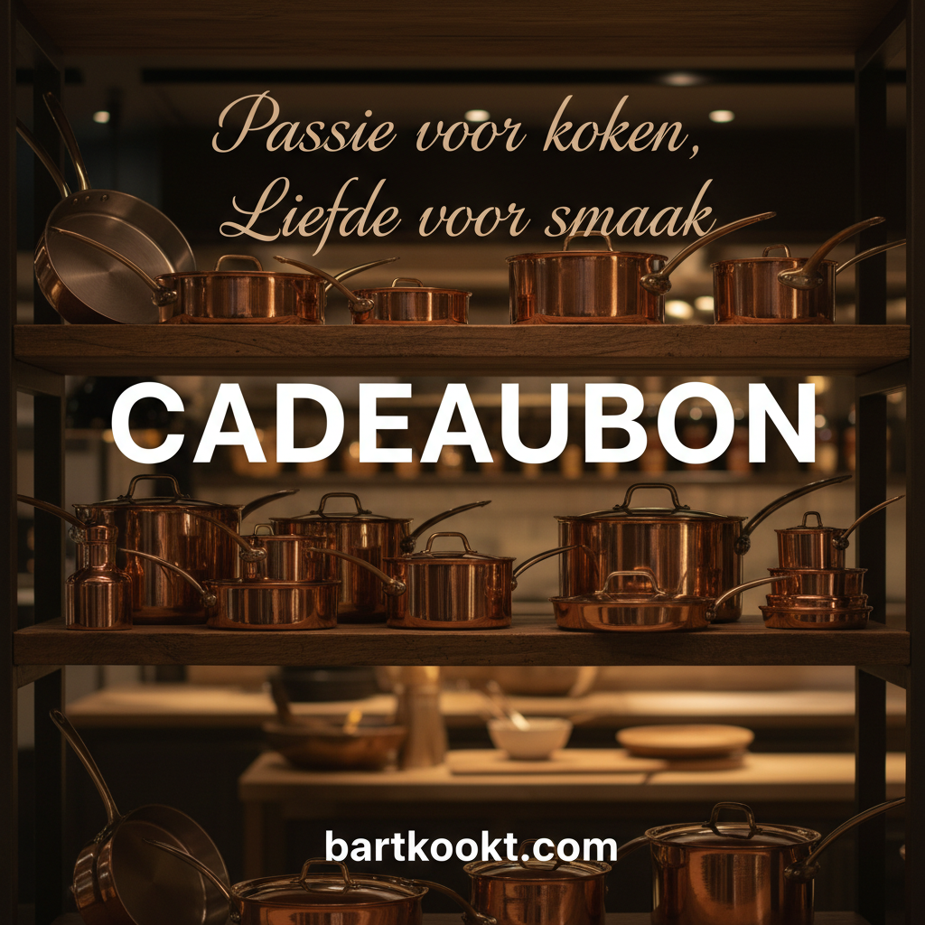 Cadeaubon BartKookt vierkant