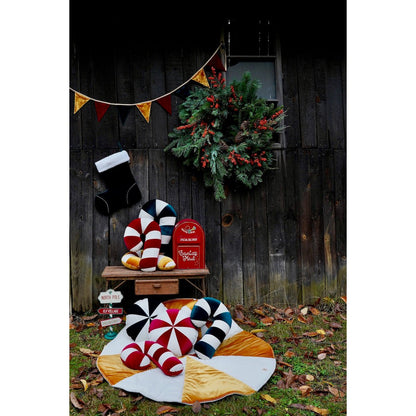 Fluwelen Kerstslinger 'Merry Christmas' - Luxe Decoratie