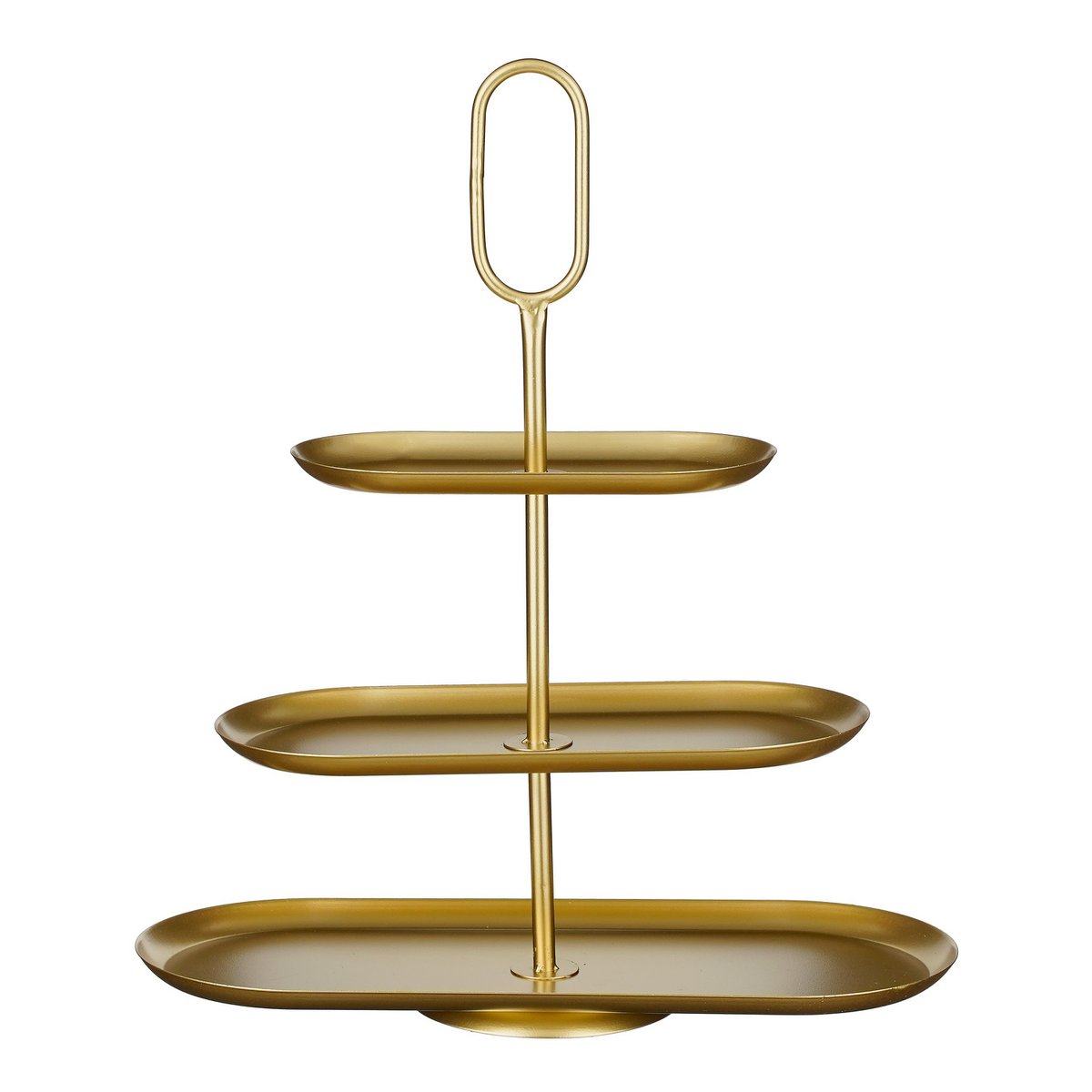 Gouden Luxe Etagère Rechthoekig Smal!