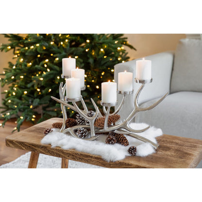 James Gewei Kandelaar - Majestueuze 6-Vlams Natuurinspiratie