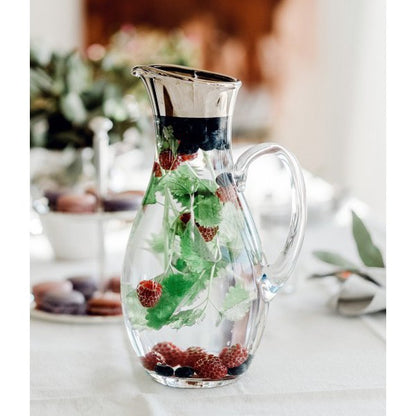 Johnny Kristal Waterkan - Mondgeblazen met Platina Rand