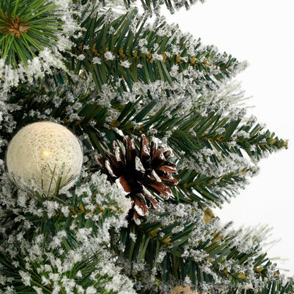 Kaprun Kunstkerstboom Mini - LED Timer 60cm Goud Decoraties