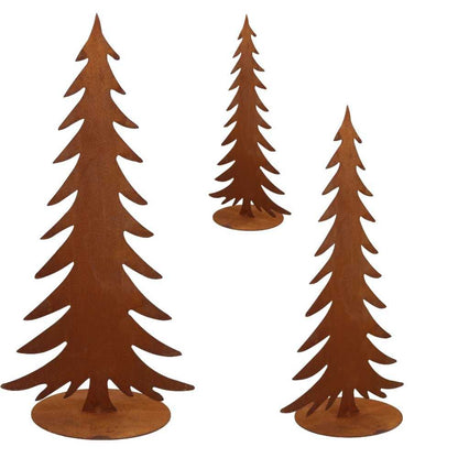 Decoratieve Kerstboom Roest - Metalen Dennenboom Tuindecoratie
