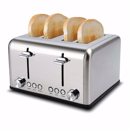 RVS Broodrooster Extra Breed - Professionele Bagel & Brood Toaster