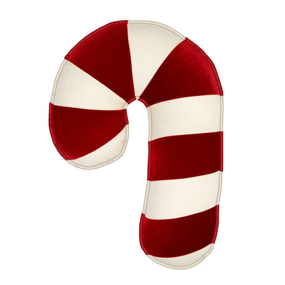 Kerst Patchwork Kussen Rood - Red Lollipop Vorm