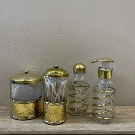 Messing Swirl Zeepdispenser - Marokkaanse Elegantie voor Nederlandse Badkamers