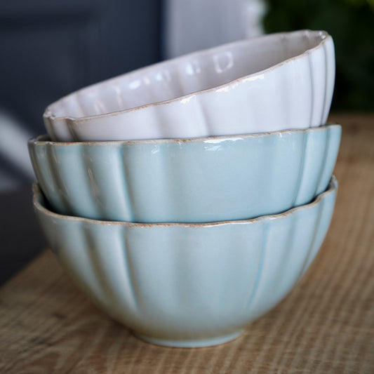 Kleurrijke Alentejo Soep & Cereal Kommen Turquoise | Set van 6 Stuks