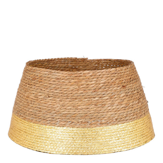 Natuurlijke Kerstboomrok Zeegras Goud - Ø50 cm