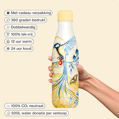 IZY Saffron Gold Drinkfles - Gouden Luxe 2.0