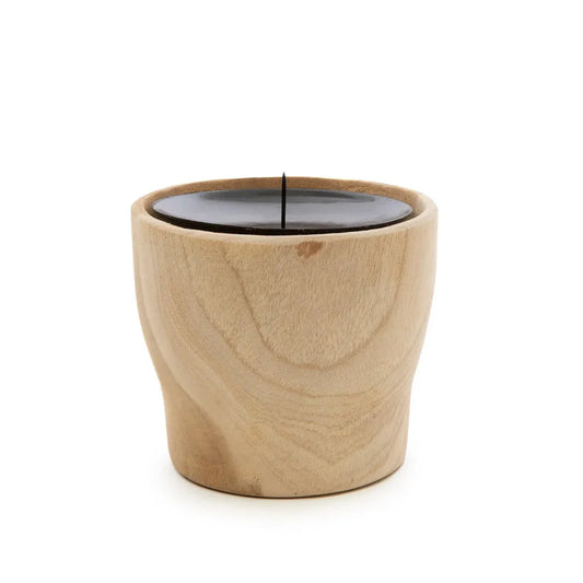 Kaarspin Houder - Minimalistische Elegantie Hout