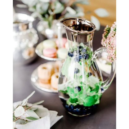 Johnny Kristal Waterkan - Mondgeblazen met Platina Rand