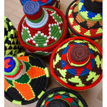 Traditionele Marokkaanse Fruitschaal - Handgevlochten Riet