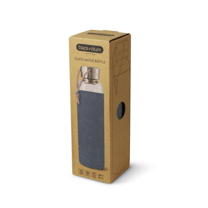 Black+Blum Glazen Waterfles - Premium Glas 0.6L