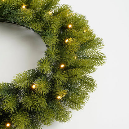 Nigata Kerstkrans - Premium LED Verlichting Ø60cm Natuurgetrouw