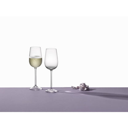 Romantische Pioen Prosecco Fluiten 150ml - Set van 6 | Bloemenprint