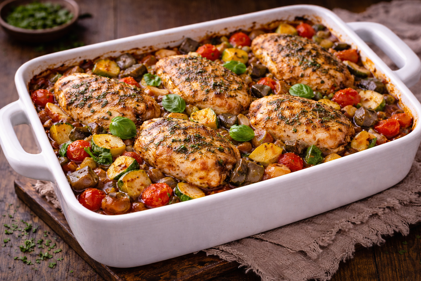 Ratatouille met Kip - Mediterranean Comfort Food